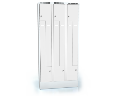 Cloakroom locker Z-shaped doors ALSIN 1920 x 900 x 500